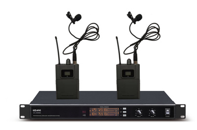 UHF一拖二无线会议话筒（领夹） WU-8082L